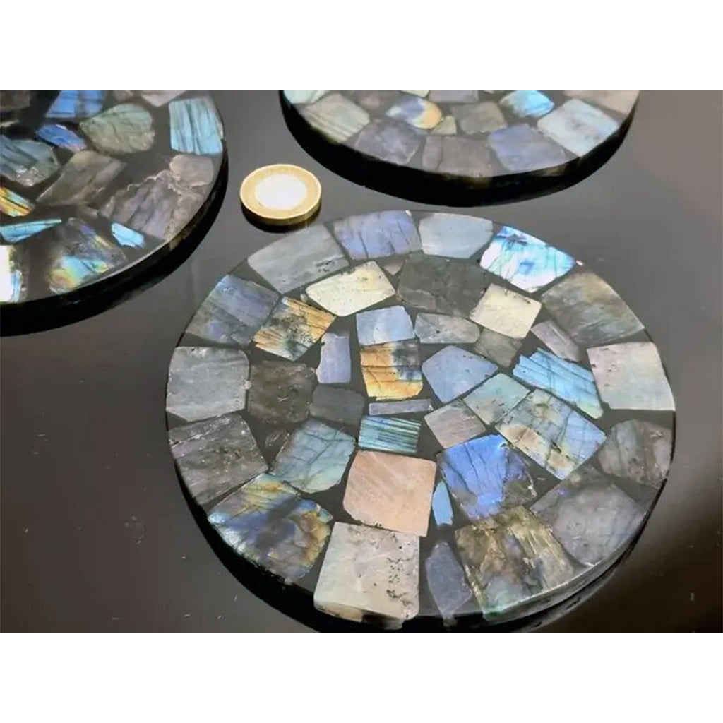 Labradorite Crystal Coaster