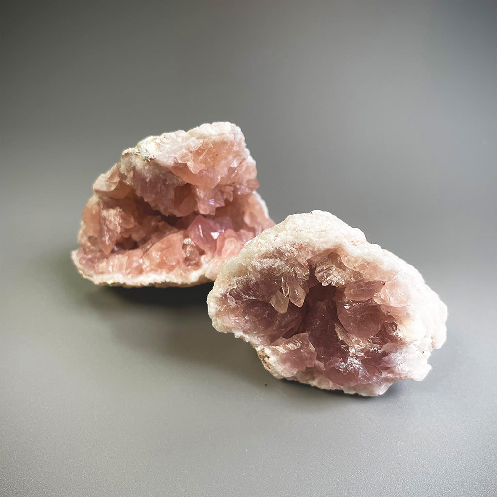 Pink Amethyst Cluster Crystals