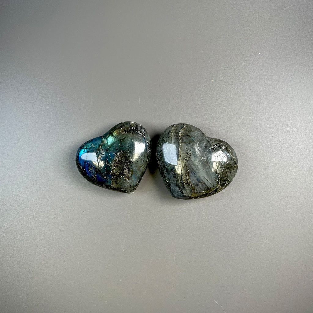 Labradorite Heart Ethically Sourced - Large