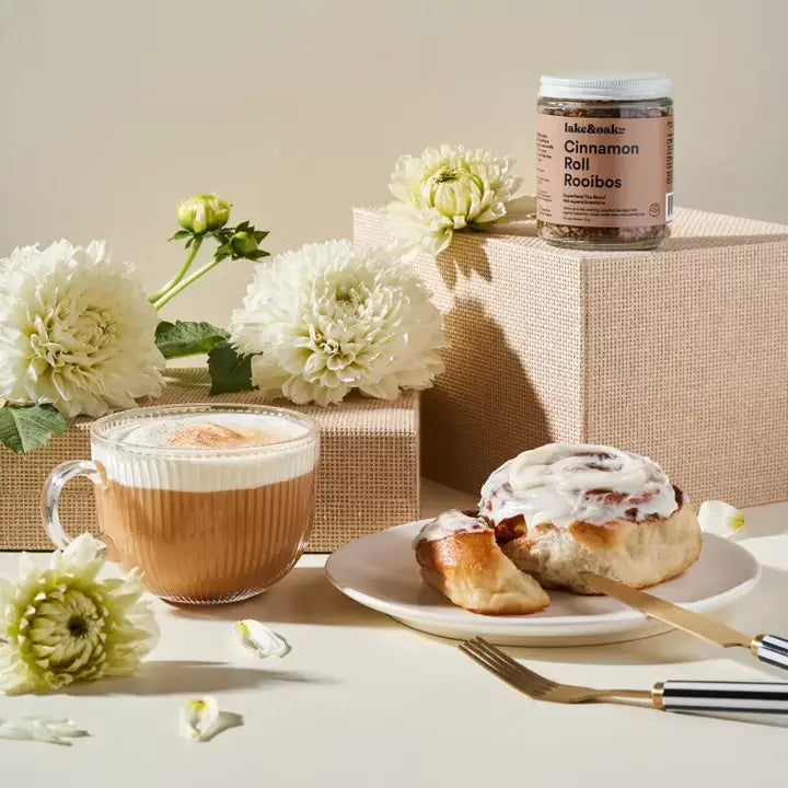 Cinnamon Roll Rooibos - Superfood Tea Blend 300g-Lake Oak Tea-Live in the Light Naturally Ltd