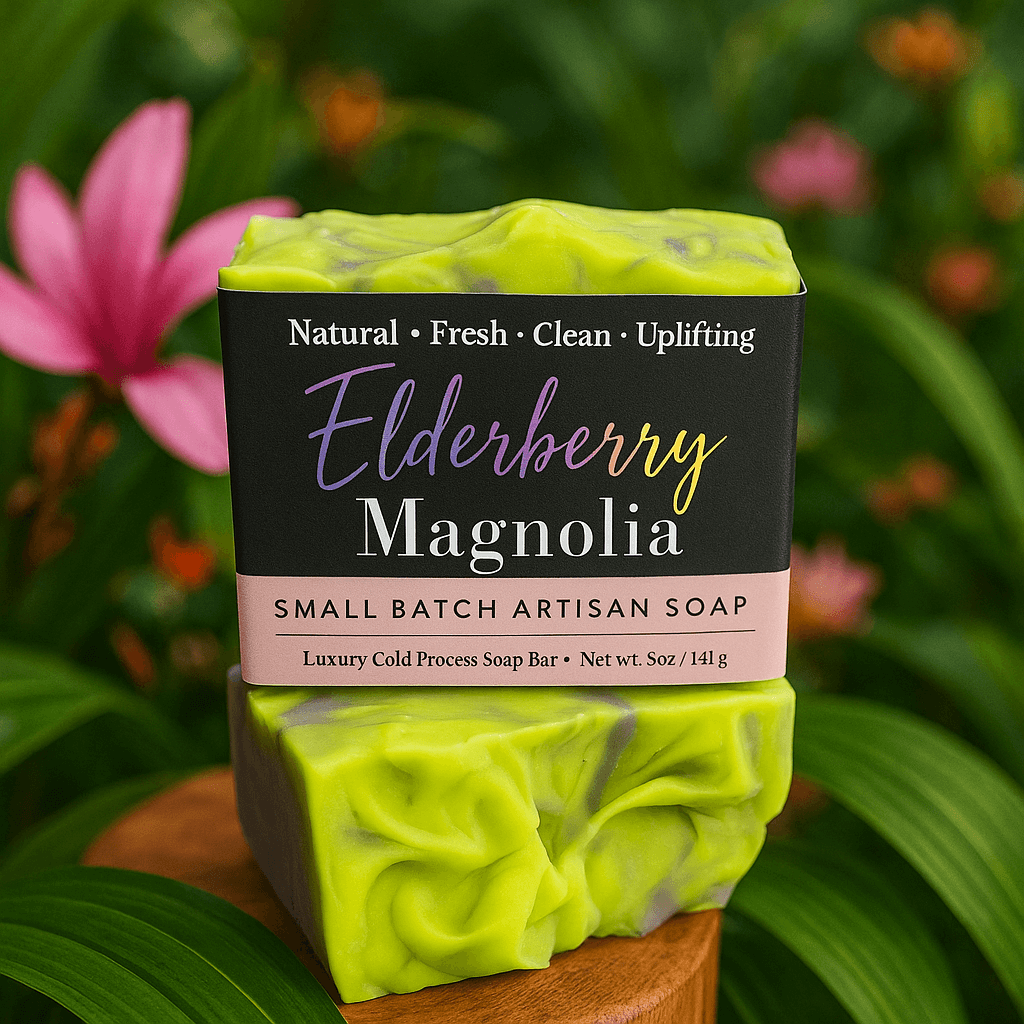 Elderberry Magnolia Soap Bar - Soap Boutique
