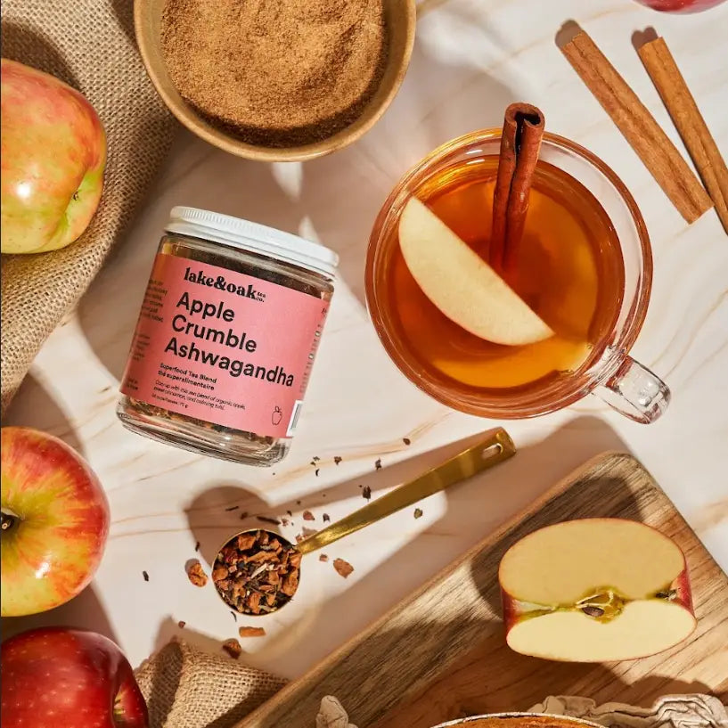 Apple Crumble Ashwagandha 70g | Lake & Oak Tea