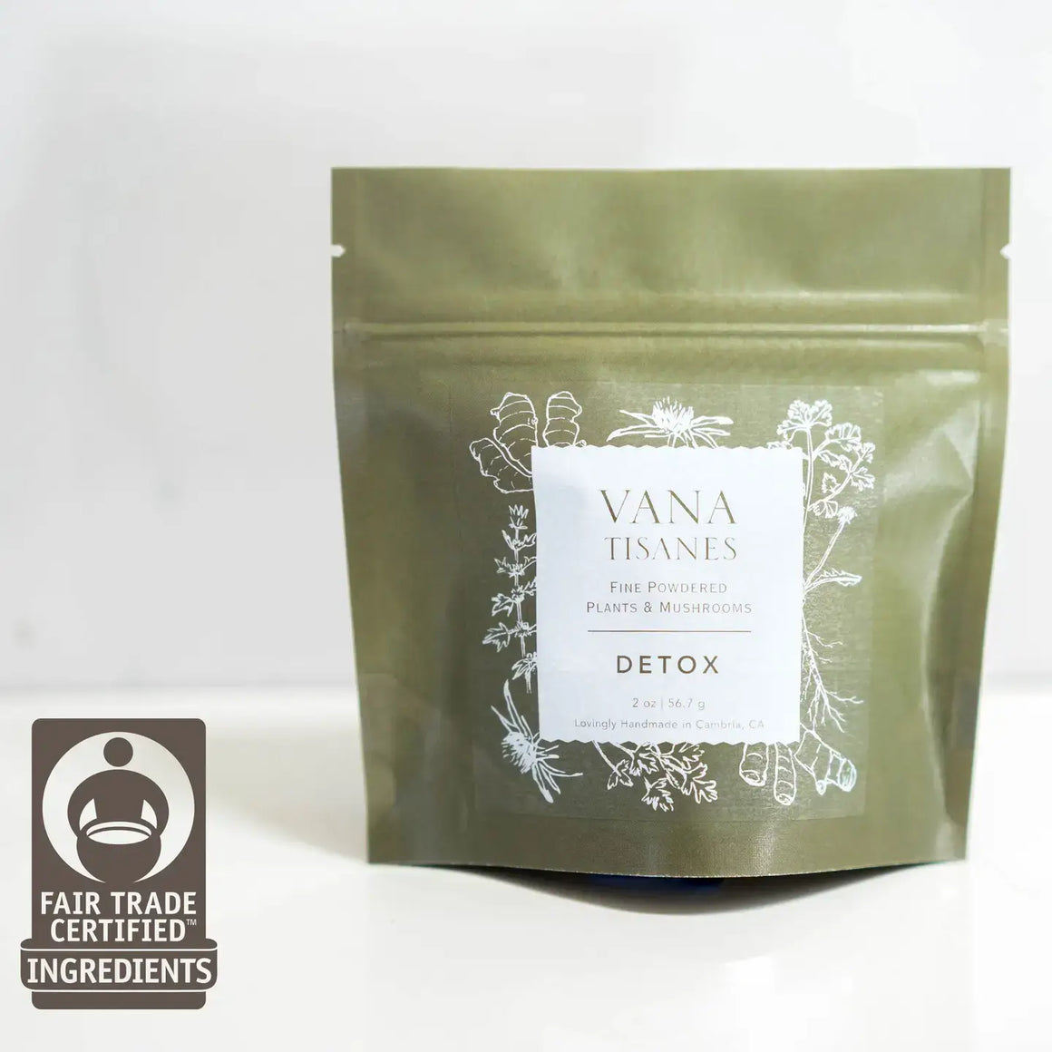 Detox Plant & Mushroom Powder For the Elimination of Toxins