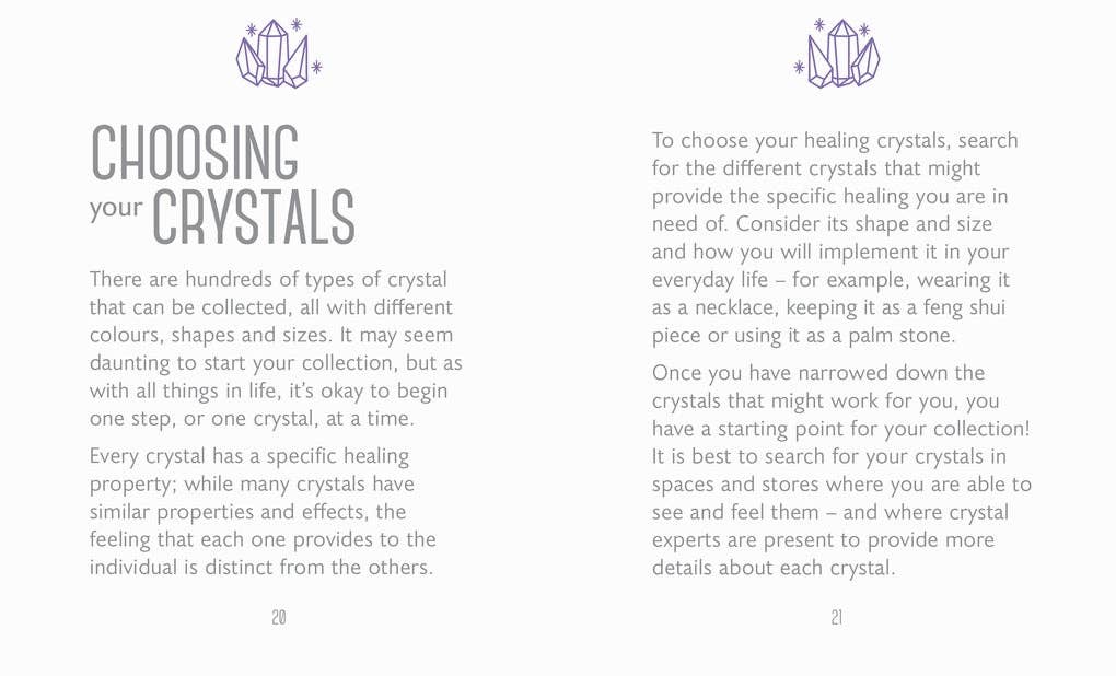 The Little Book of Crystal Magic by OH (Hardback)
