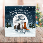 "Together" - Christmas Card by Fox Under The Moon