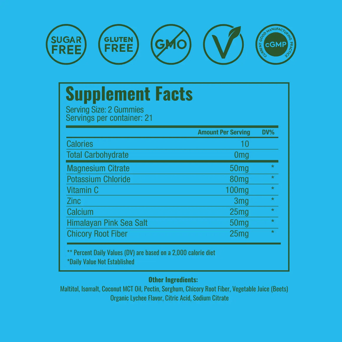 Wonderhydrate Electrolyte Gummies
