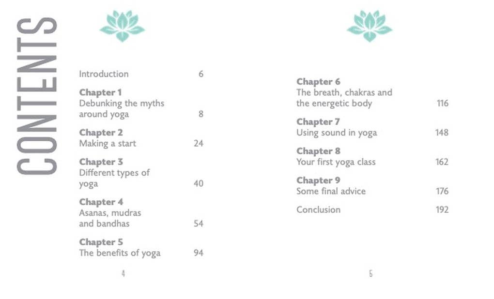 The Little Book of Yoga by Fiona Channon (Hardback)