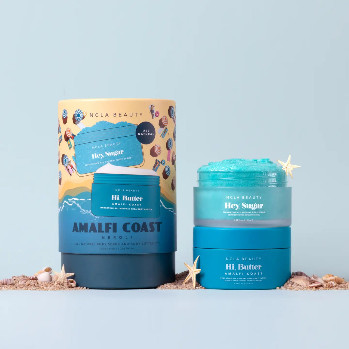 Amalfi Coast Body Scrub + Body Butter Set - NCLA Beauty