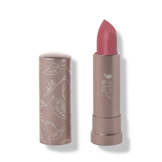 Plume Pink Fruit Pigmented® Cocoa Butter Matte Lipstick - 100% Pure