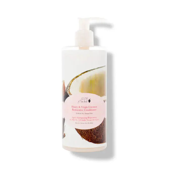 Honey and Virgin Coconut Restorative Conditioner 400ml - 100% Pure-Live in the Light Naturally Ltd