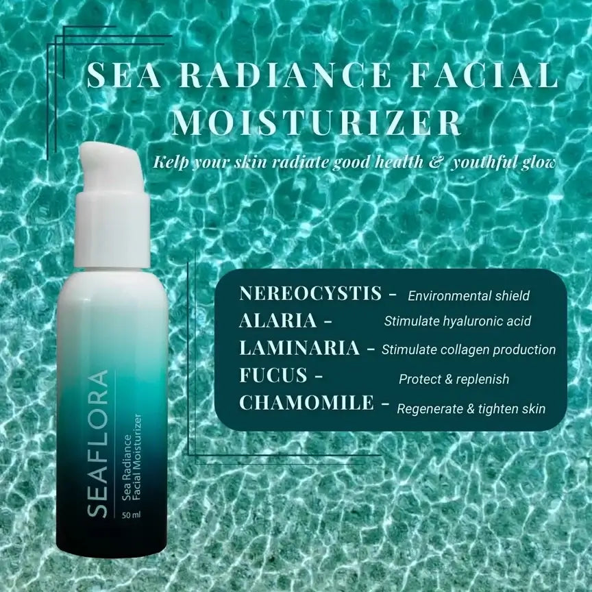 Seaflora Sea Radiance Facial Moisturizer 50ml-Live in the Light Naturally Ltd