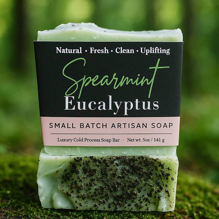 Spearmint Eucalyptus Bar Soap - Soap Boutique