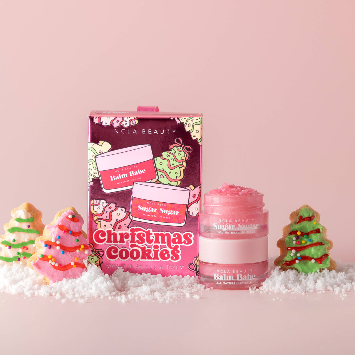 Ornament Mini - Christmas Cookies Lip Scrub + Balm Set