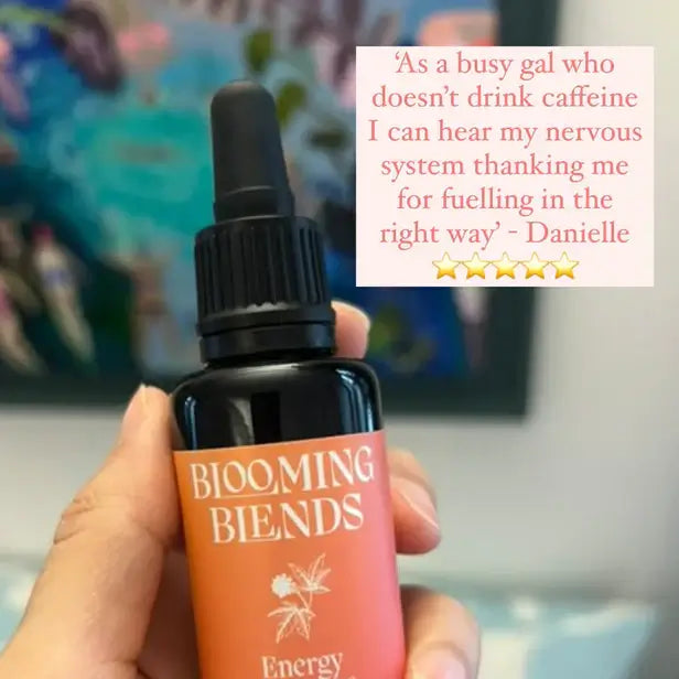 Energy Herbal Tincture 30ml - Blooming Blends-Live in the Light Naturally Ltd