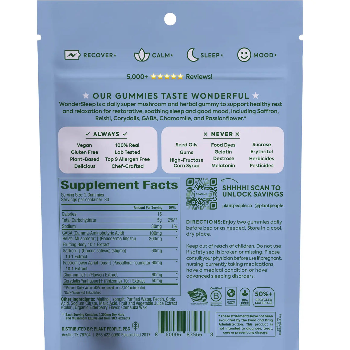 Wondersleep - Super Mushroom Gummies