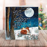 "Heavier" - Christmas Card by Fox Under The Moon