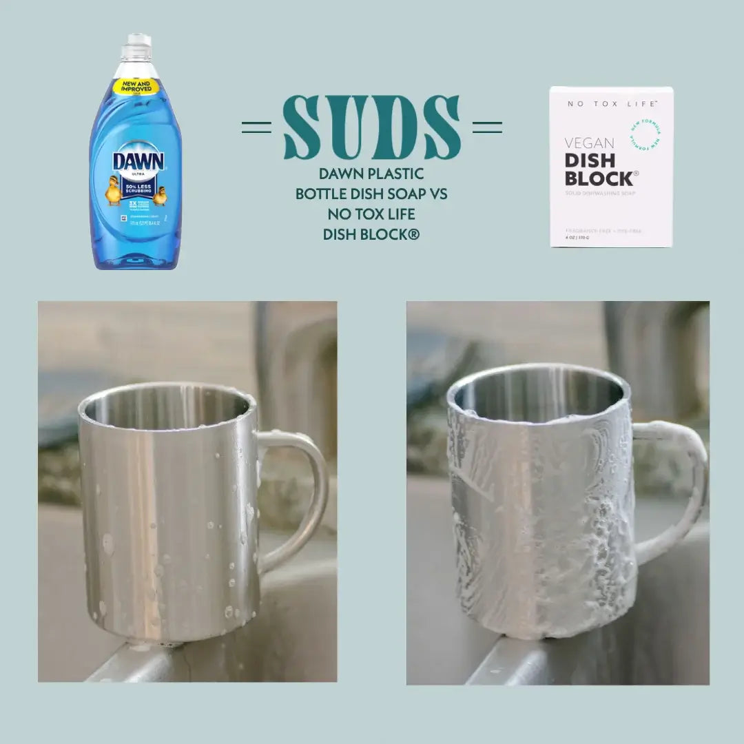 Dish Block® Solid Dish Soap 6 oz No Tox Life