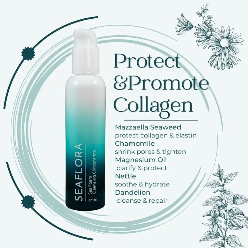 Seaflora Sea Foam Cleansing Concentrate 120ml-Live in the Light Naturally Ltd