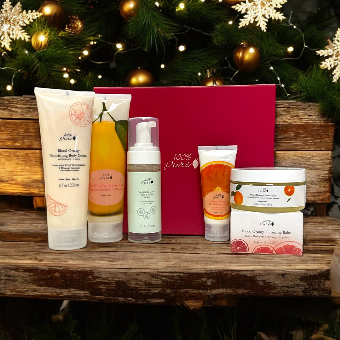 Christmas Citrus Body Spa (Blood Orange & Pink Grapefruit Collection) - 100% Pure