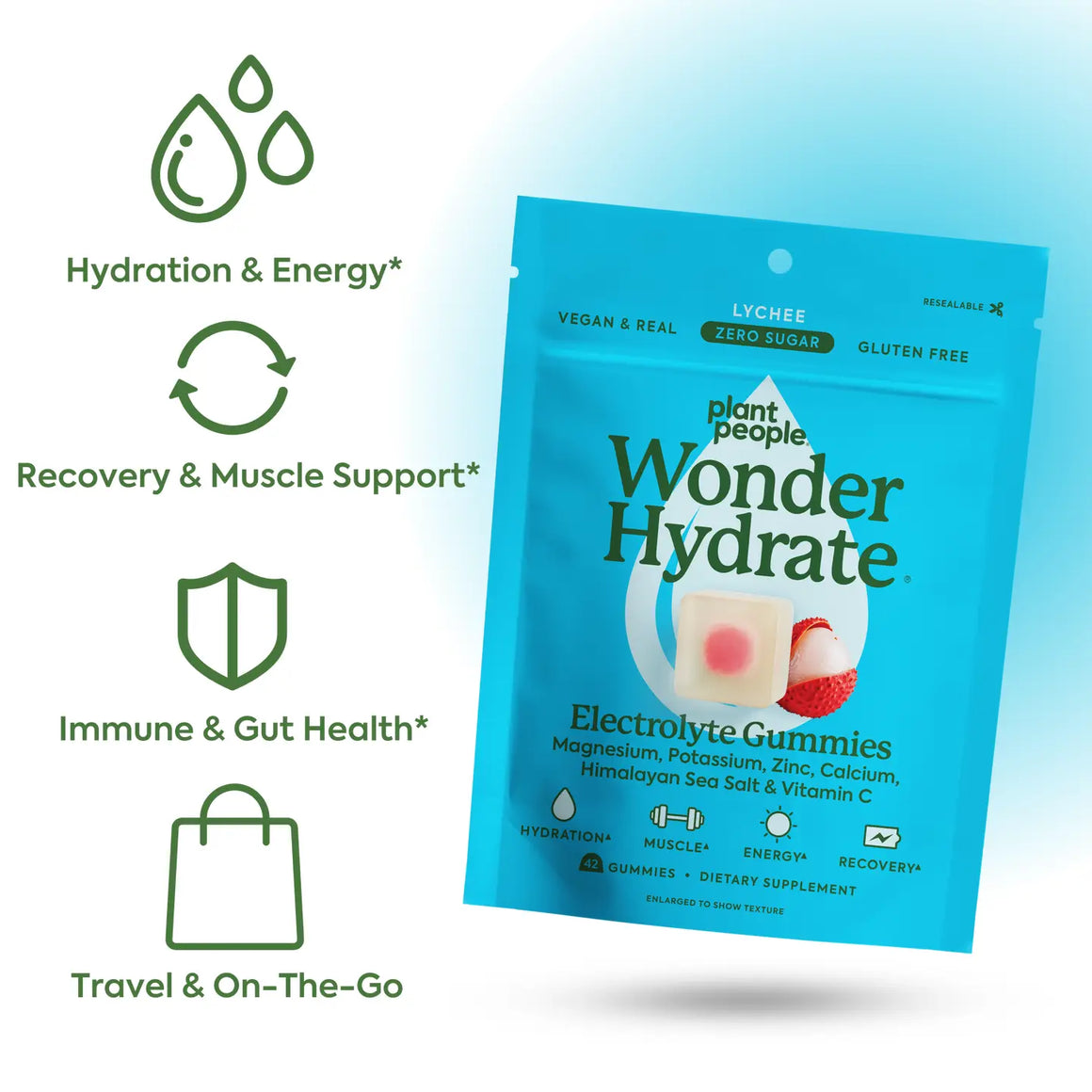 Wonderhydrate Electrolyte Gummies