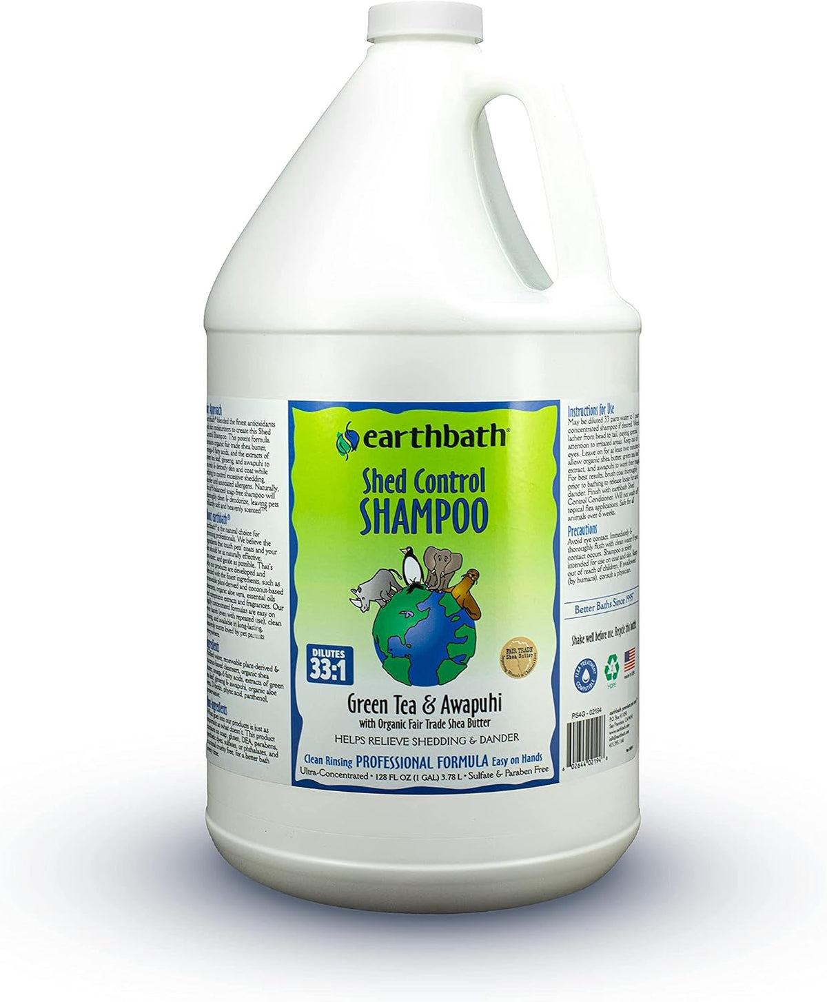 Dog Conditioner Earthbath Shed Control  - Green Tea & Awapuhi  472ml