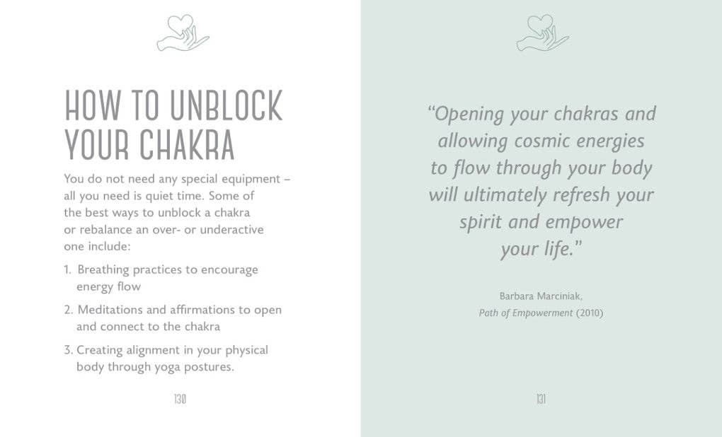 The Little Book of Chakras by Orange Hippo! (Hardback)