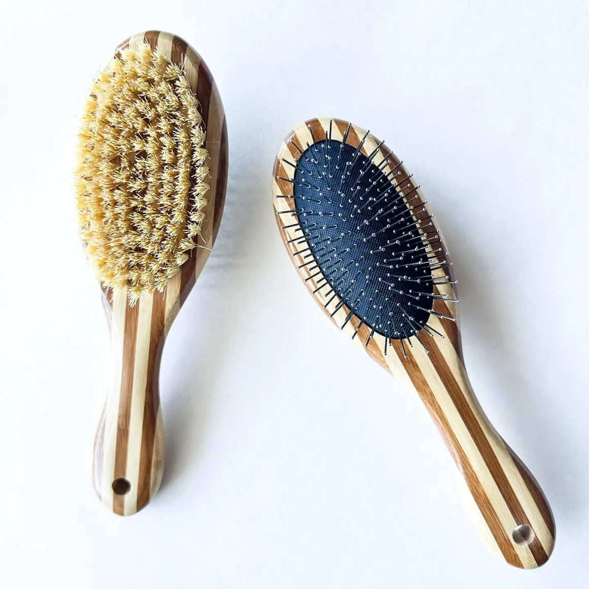 Double Sided Bamboo Pet Brush - Smile Boutiques
