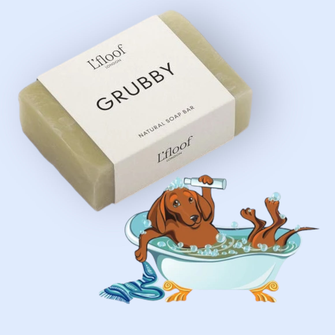 GRUBBY | Natural Peppermint & Eucalyptus Soap Bar