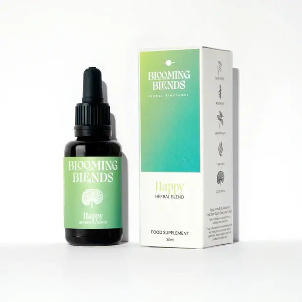 Happy Herbal Tincture 30ml - Blooming Blends-Live in the Light Naturally Ltd