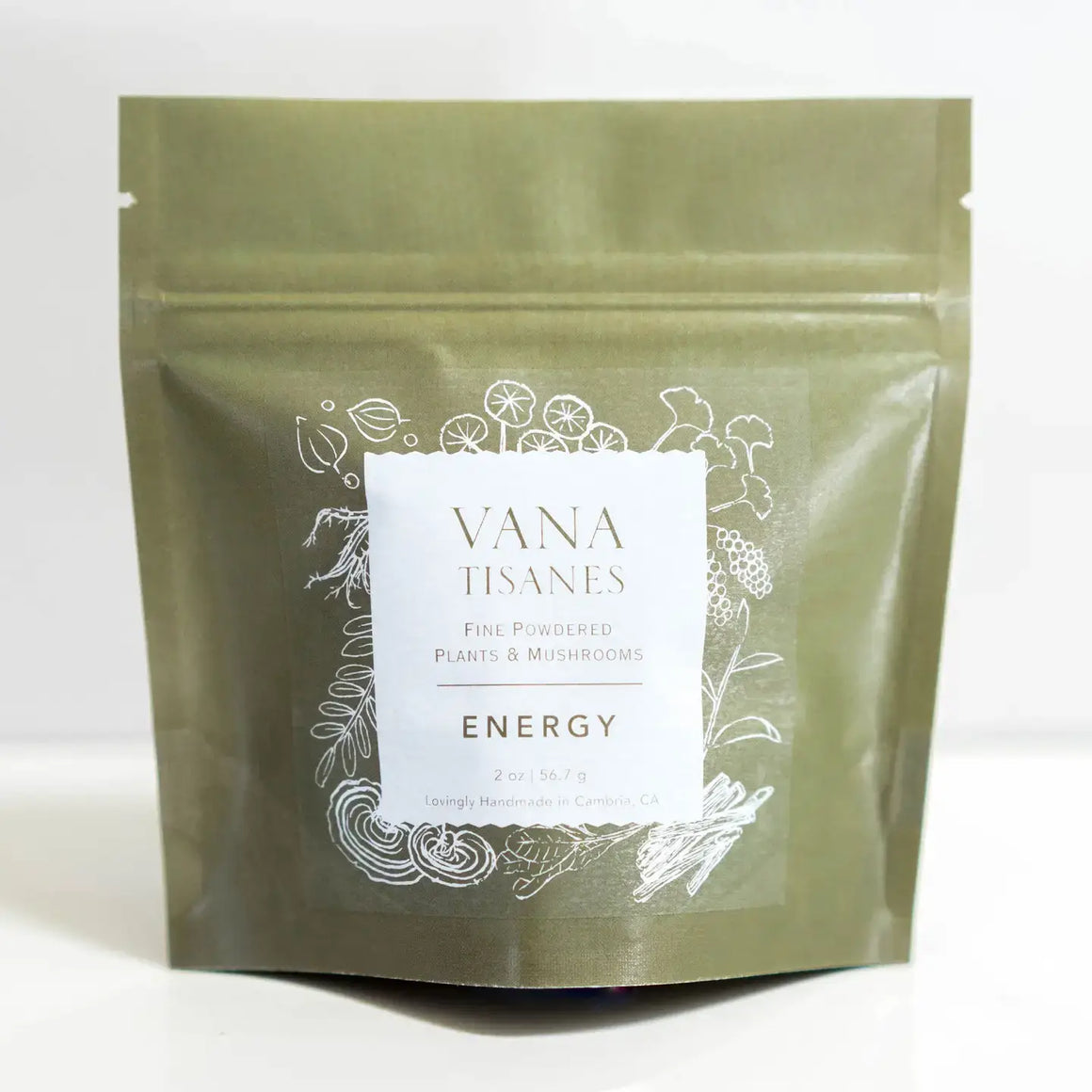 Energy Plant & Mushroom Powder For Endurance and Focus