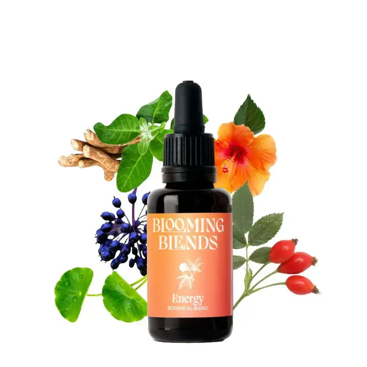 Energy Herbal Tincture 30ml - Blooming Blends-Live in the Light Naturally Ltd