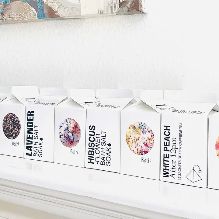 Lavender Pink Romance Bath Salt 453g-Pure Drop-Live in the Light Naturally Ltd