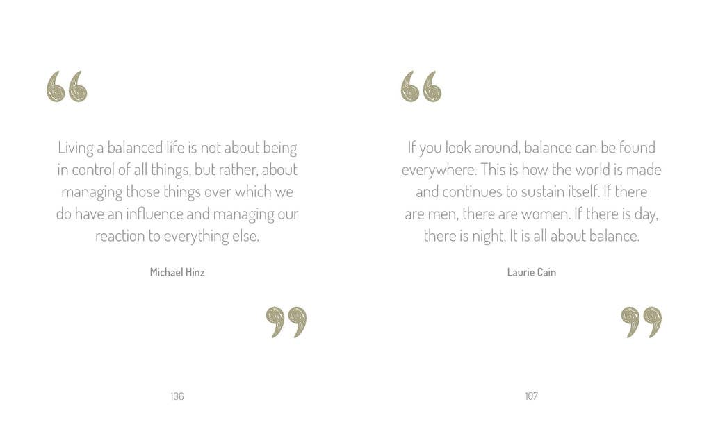 The Little Book of Balance by OH (Hardback)