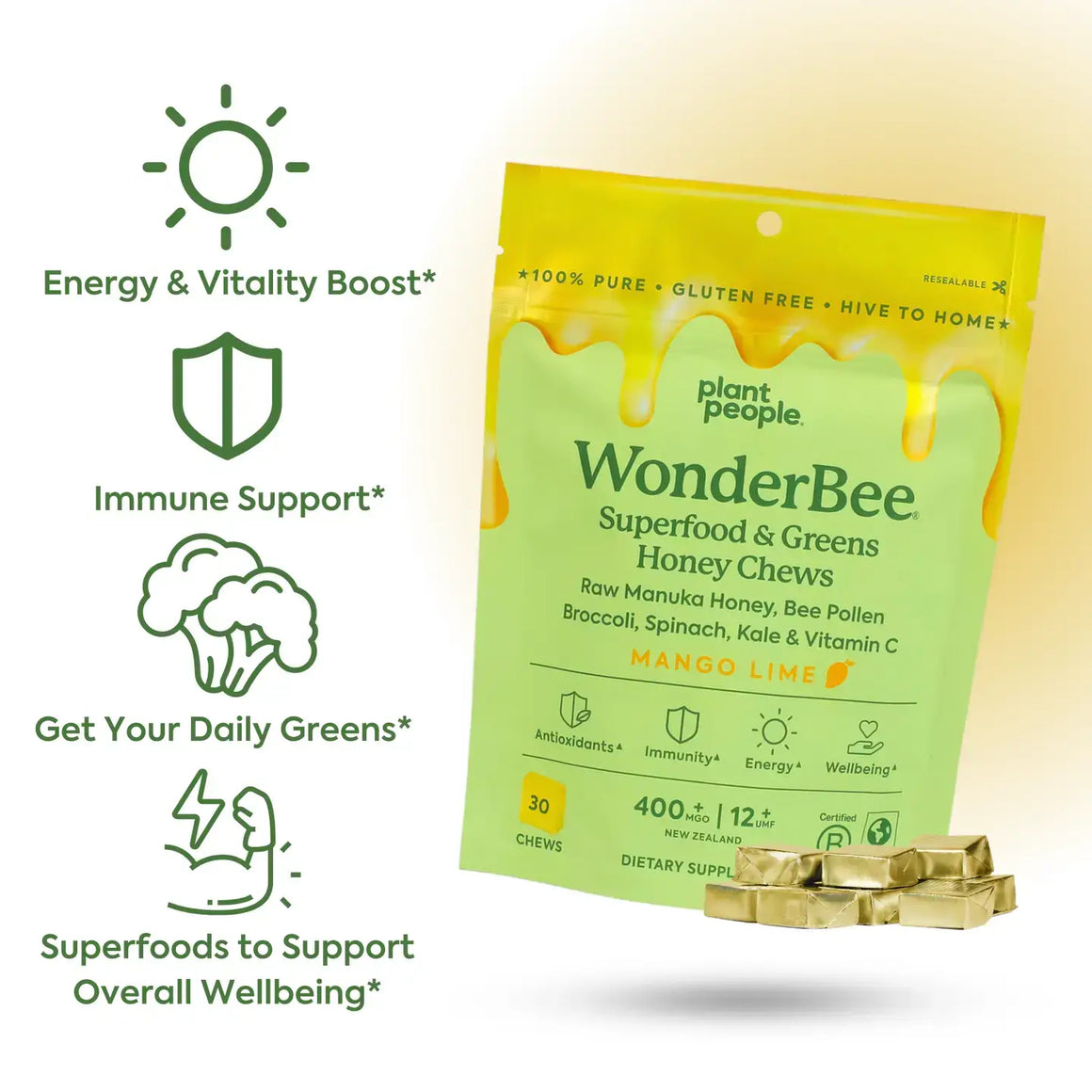 WonderBee® + Greens Chews