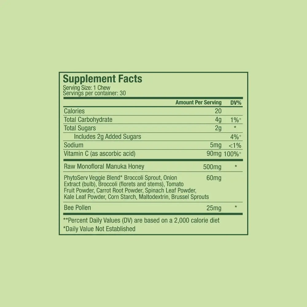 WonderBee® + Greens Chews