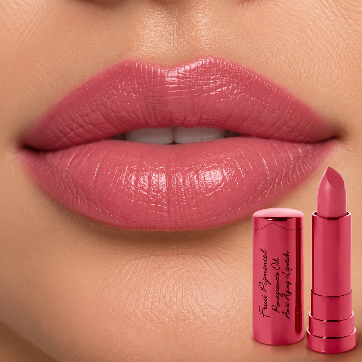 Bee Balm Fruit Pigmented® Pomegranate Oil Anti-Aging Lipstick