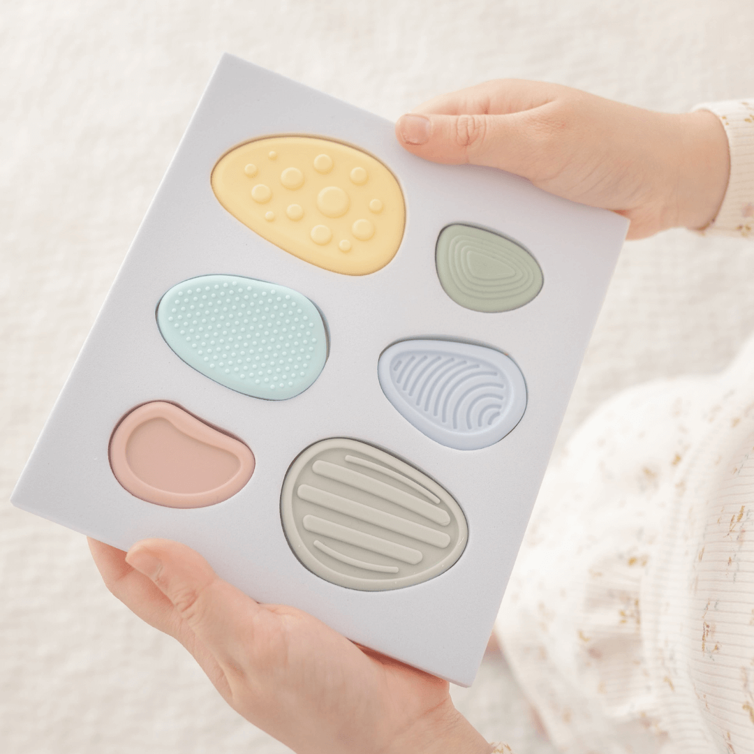 Worry Stones – Calming Sensory Fidget for Kids (Set of 6)