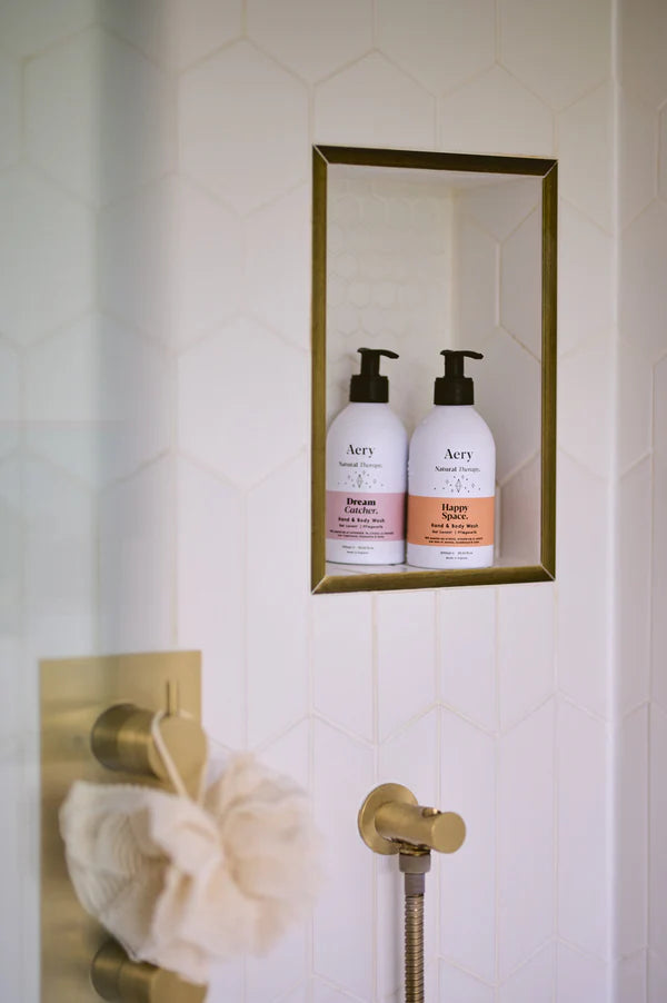 Dream Catcher Hand & Body Wash- Lavender Patchouli and Orange- Aery Living in shower duo