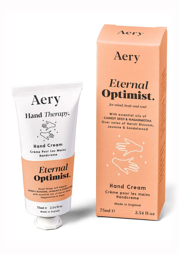 Eternal Optimist Hand Cream - Neroli Blossom Jasmin and Sandalwood - Aery Living Close Up