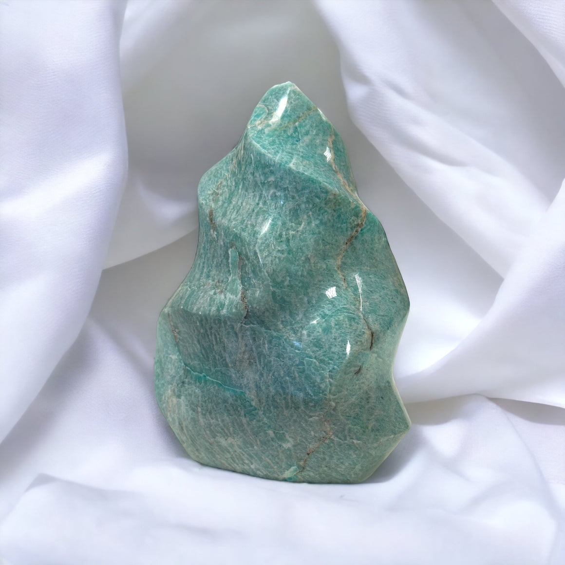 Amazonite Crystal Flame - Ethically Sourced