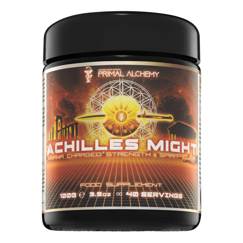 Achilles Might ∞ Prana Charged® Strength & Spirit Elixir 100g - 40 servings