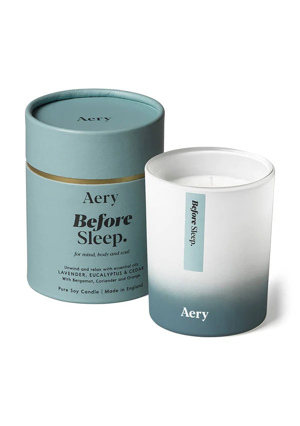 Aery Living - BEFORE SLEEP SCENTED CANDLE - LAVENDER EUCALYPTUS AND CEDAR