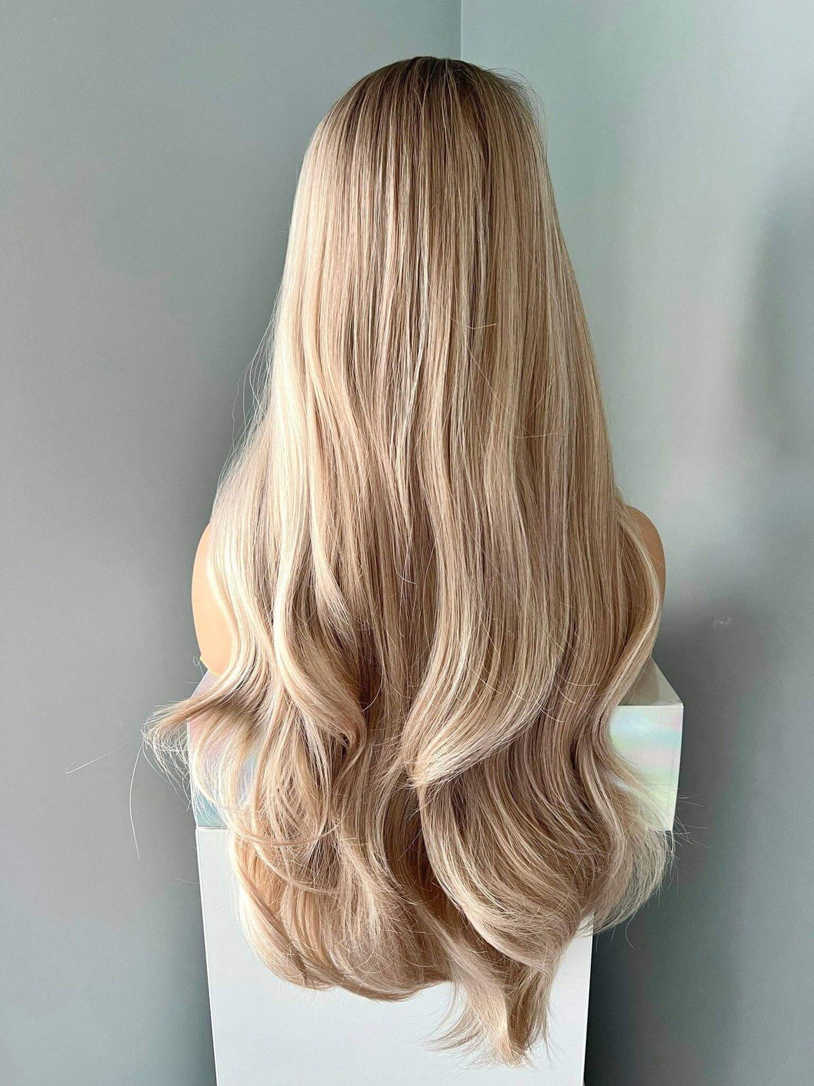 Alexandra Long Layered Blonde Wig