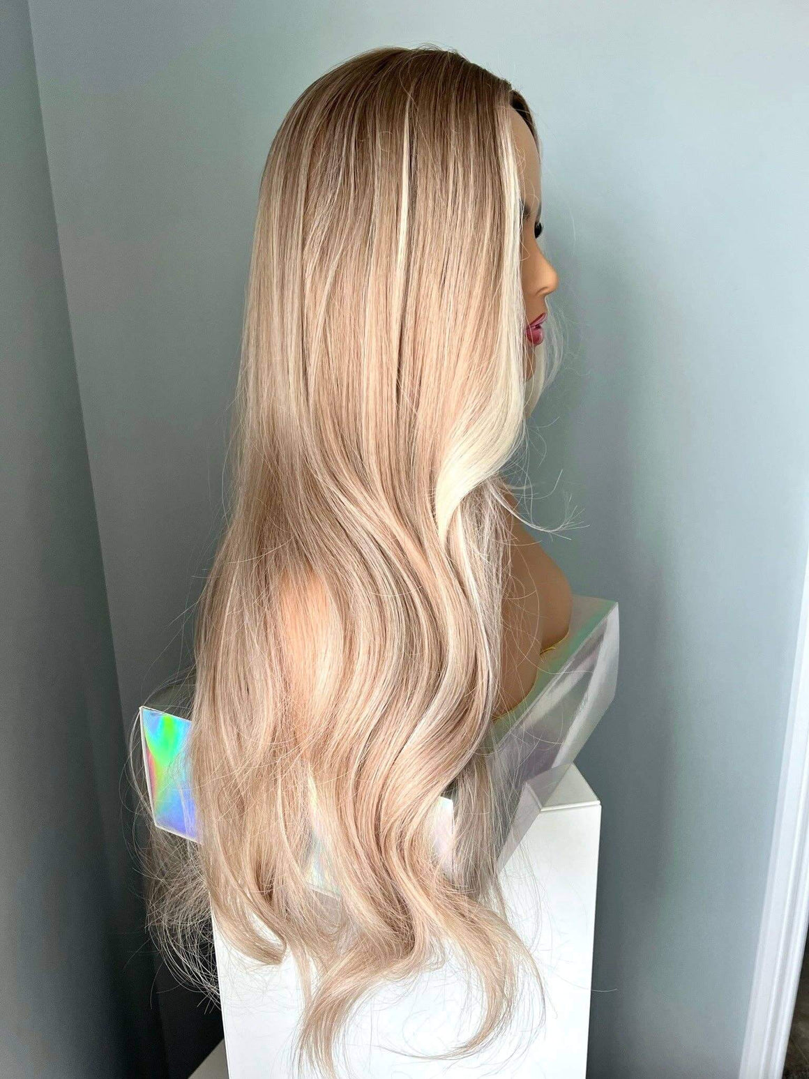 Alexandra Long Layered Blonde Wig