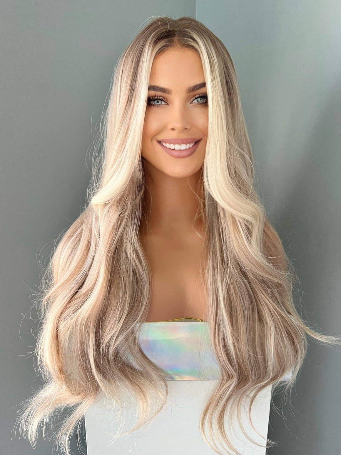 Alexandra Long Layered Blonde Wig