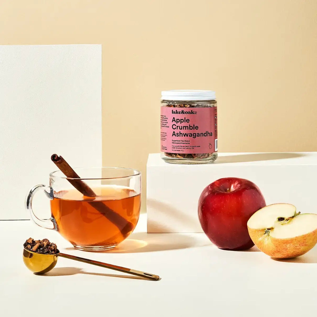 Apple Crumble Ashwagandha 70g | Lake & Oak Tea
