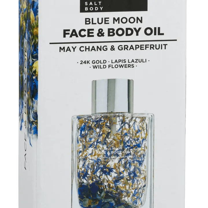 Face & Body Oil - Blue Moon - 100ml - Summer Salt Body-Live in the Light Naturally Ltd