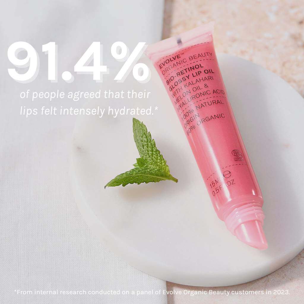 Bio-Retinol Glossy Lip Oil - Evolve Organic Beauty