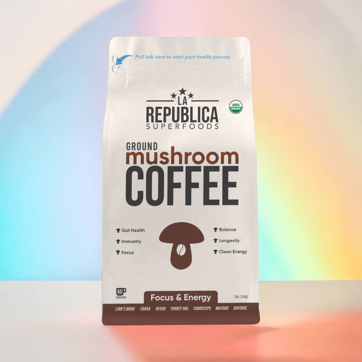 Brazilian Ground Mushroom Coffee - La Republica