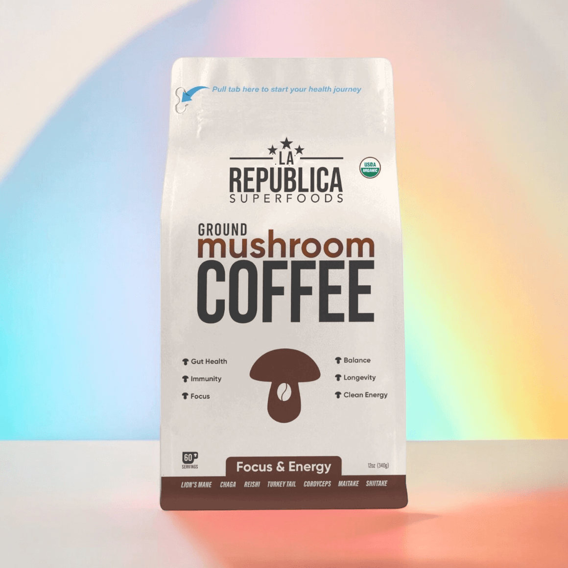 Brazilian Ground Mushroom Coffee - La Republica